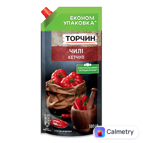 Кетчуп Торчин чилі пастеризований, 380г