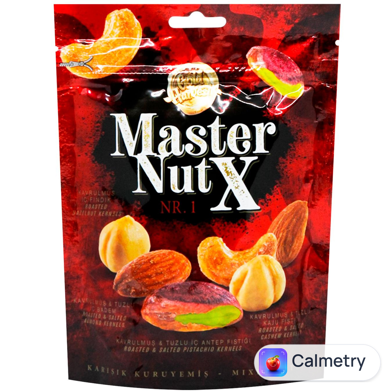 Горіхи Master Nut X №1 мікс смажені солоні 120г