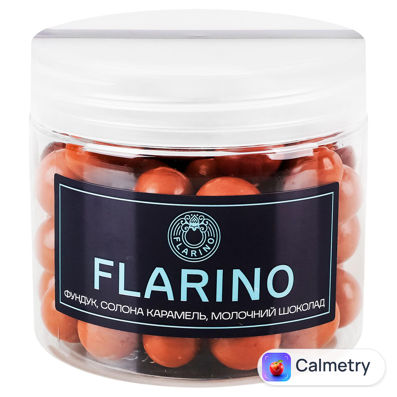 Фундук Flarino у солоній карамелі покритий молочним шоколадом 180г — фото продукту