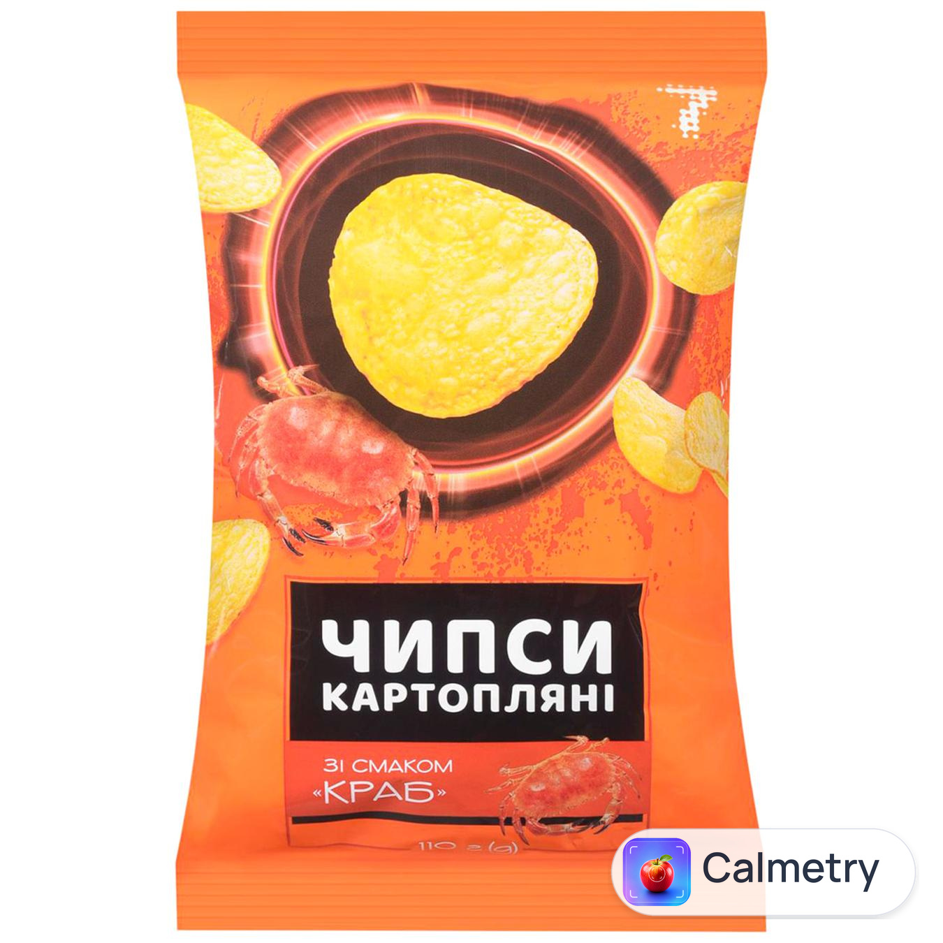 Чипси 7 зі смаком краба 110г