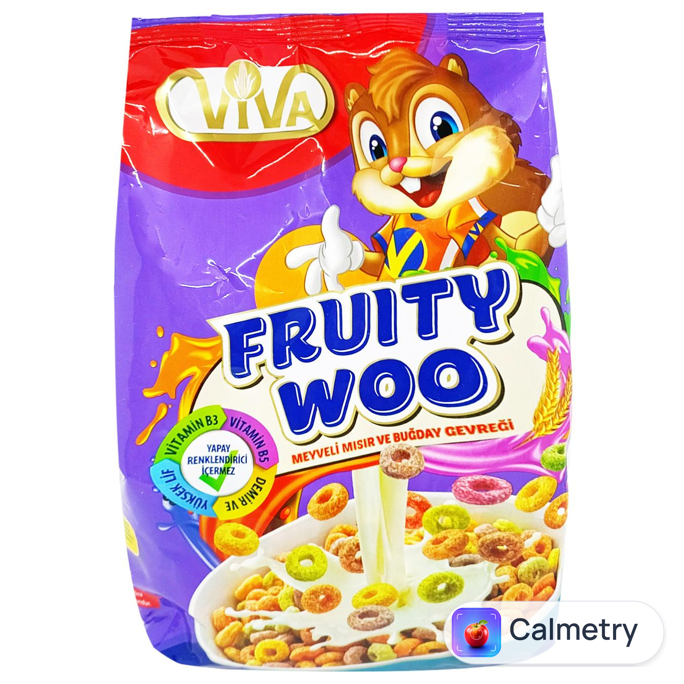 Сніданок сухий Viva Fruity Woo Фруктові кільця 250г