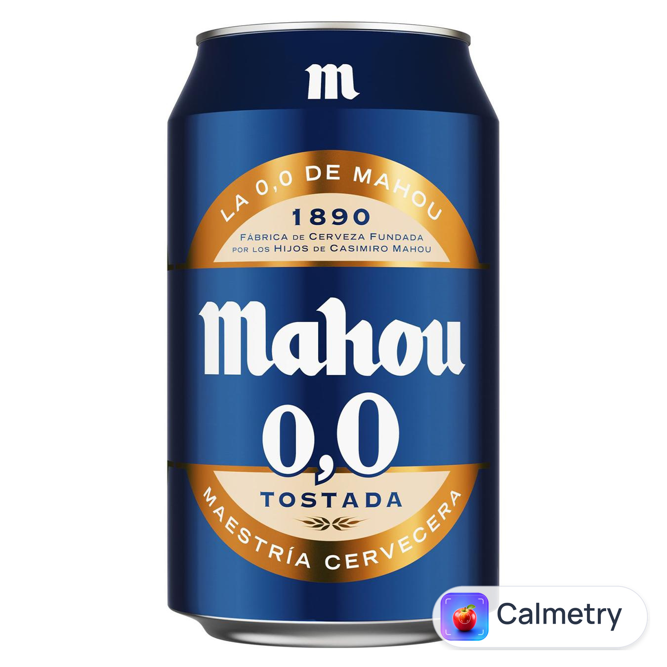 Пиво Mahou Tostada напівтемне безалкогольне 0,33л — фото продукту