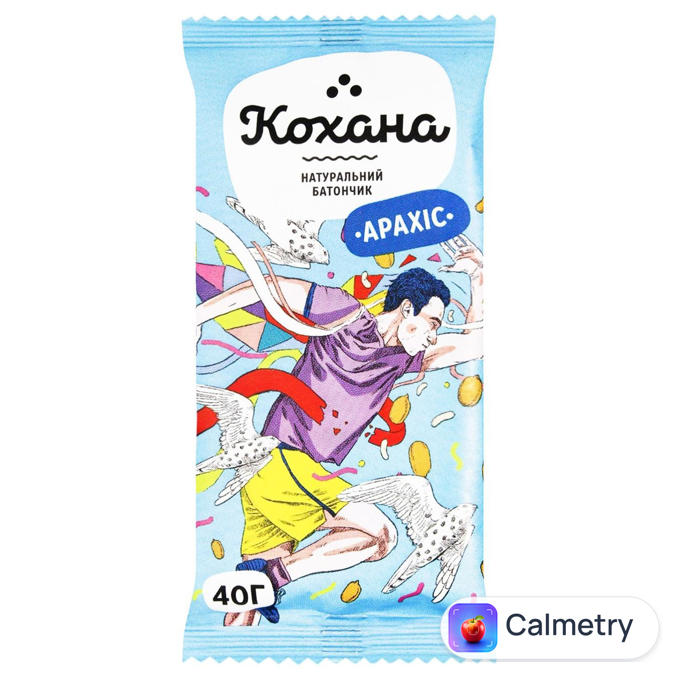 Батончик Кохана натуральний Арахіс 40г