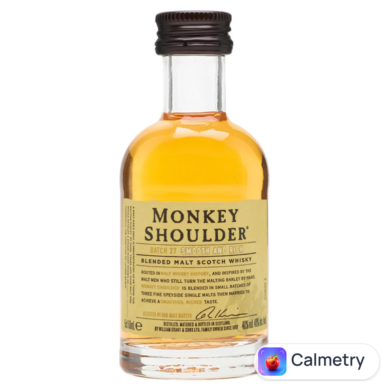 Віскі Monkey Shoulder 40% 50мл — фото продукту