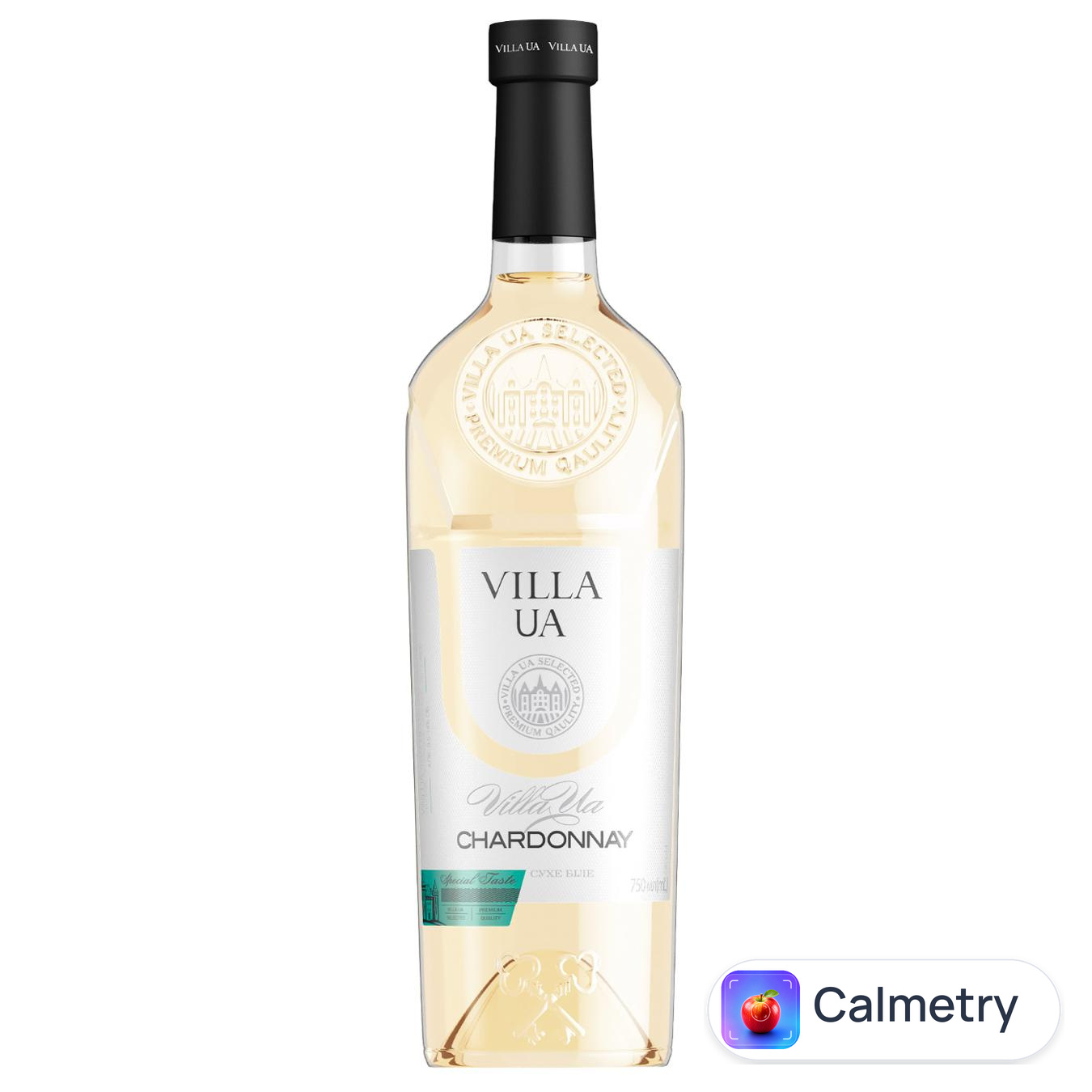 Вино Villa Krim Шардоне біле сухе 9,5-14% 0,75л