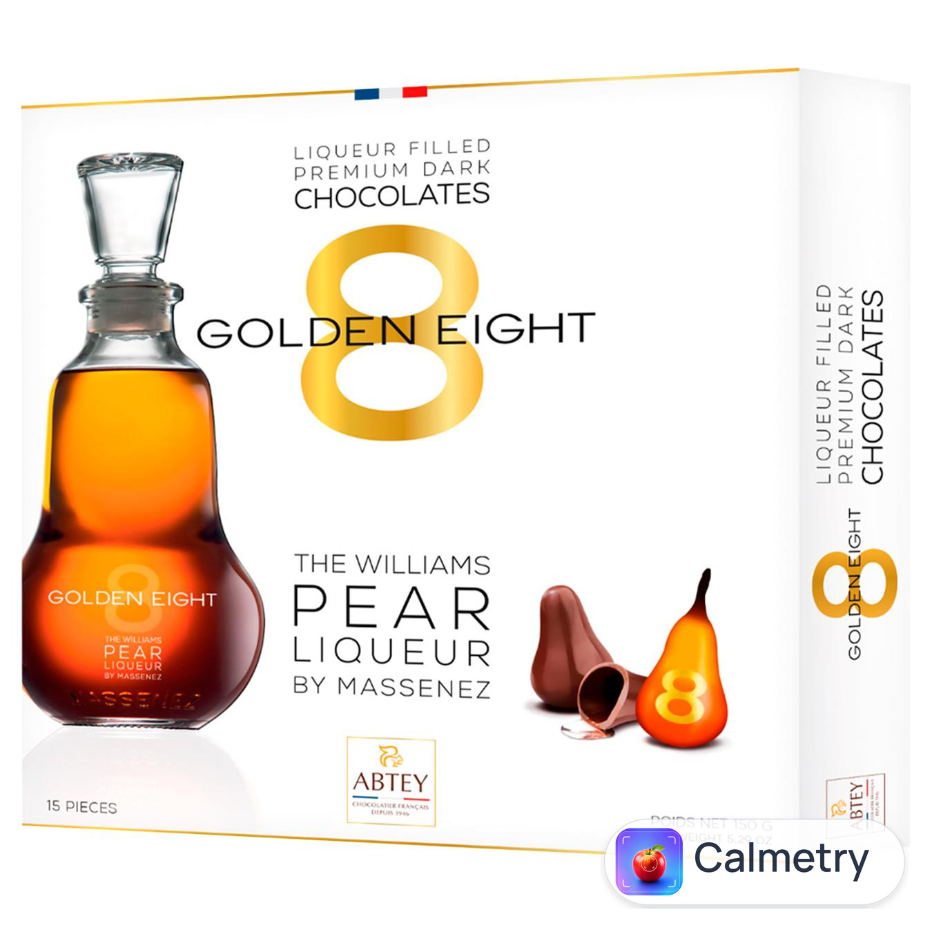 Цукерки Abtey Golden Eight шоколадні 150г