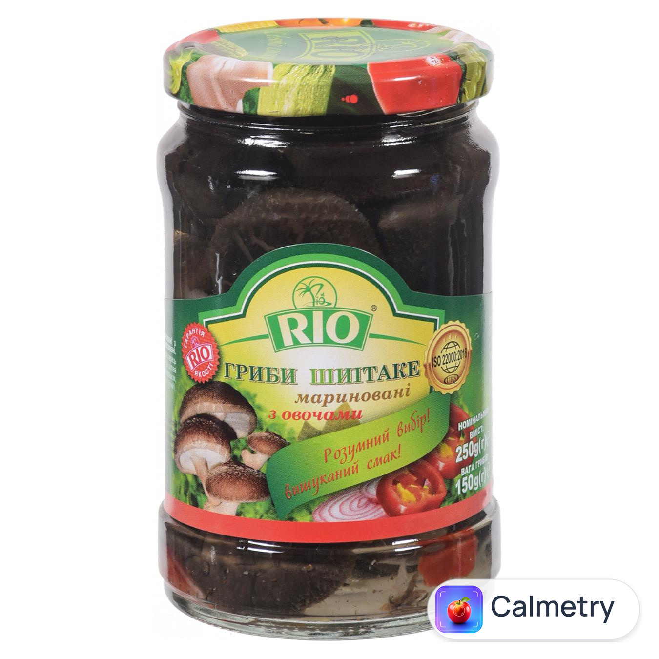 Гриби шиітаке Rio мариновані з овочами 250г