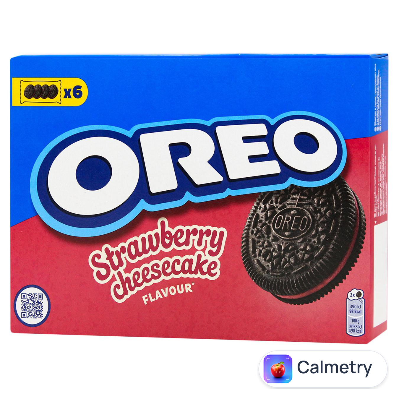 Печиво Oreo смак полуниця та чізкейк 228г — фото продукту