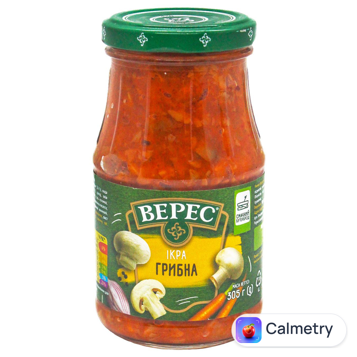 Ікра Верес грибна 305г — фото продукту