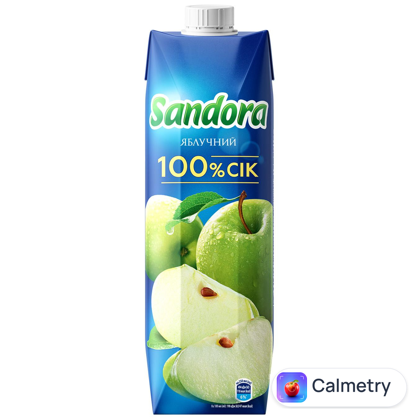 Сік Sandora яблучний 0,95л — фото продукту