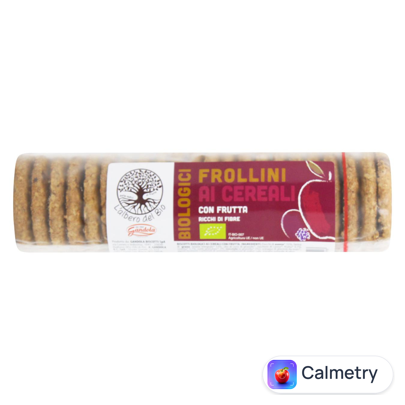 Печиво Gandola зернове з фруктами органічне 250г