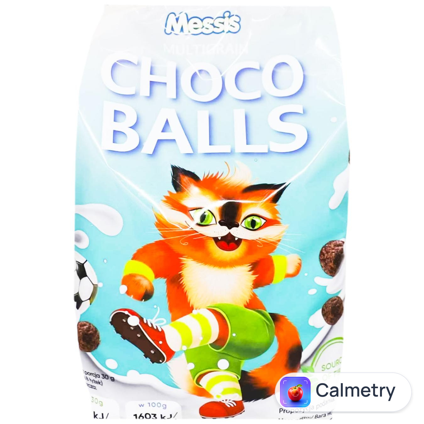 Сніданок сухий Messis Choco Balls Кульки багатозернові з шоколадним смаком 500г