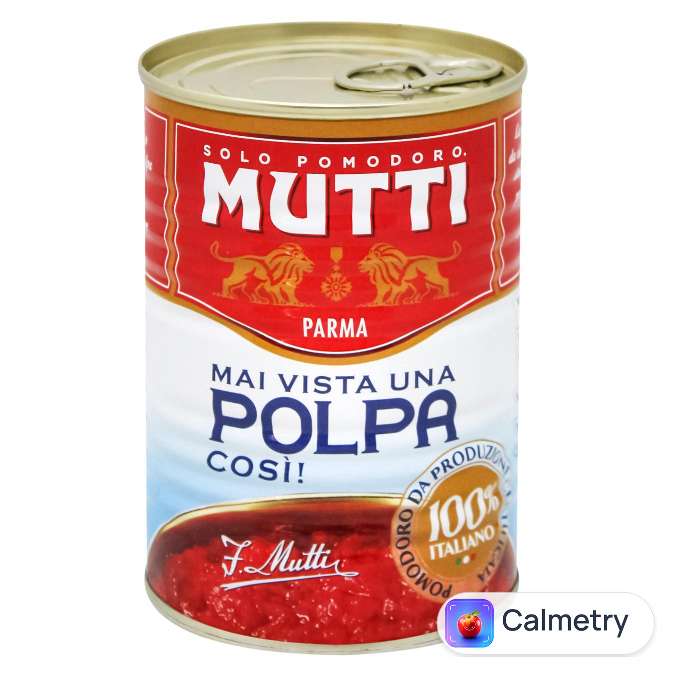 Помідори Mutti очищені різані 400г — фото продукту