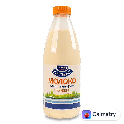 Молоко ПростоНаше пряжене 2,5% пляшка, 870г