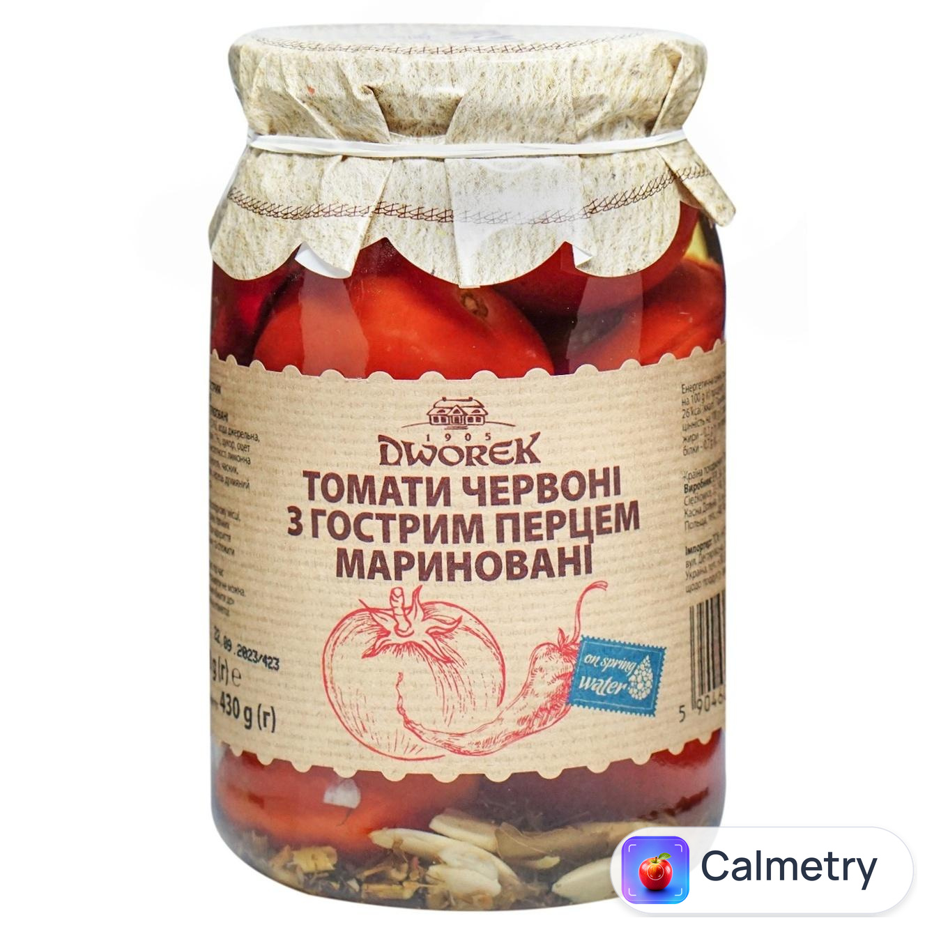 Помідори Dworek-1905 гострі з чілі 880г — фото продукту