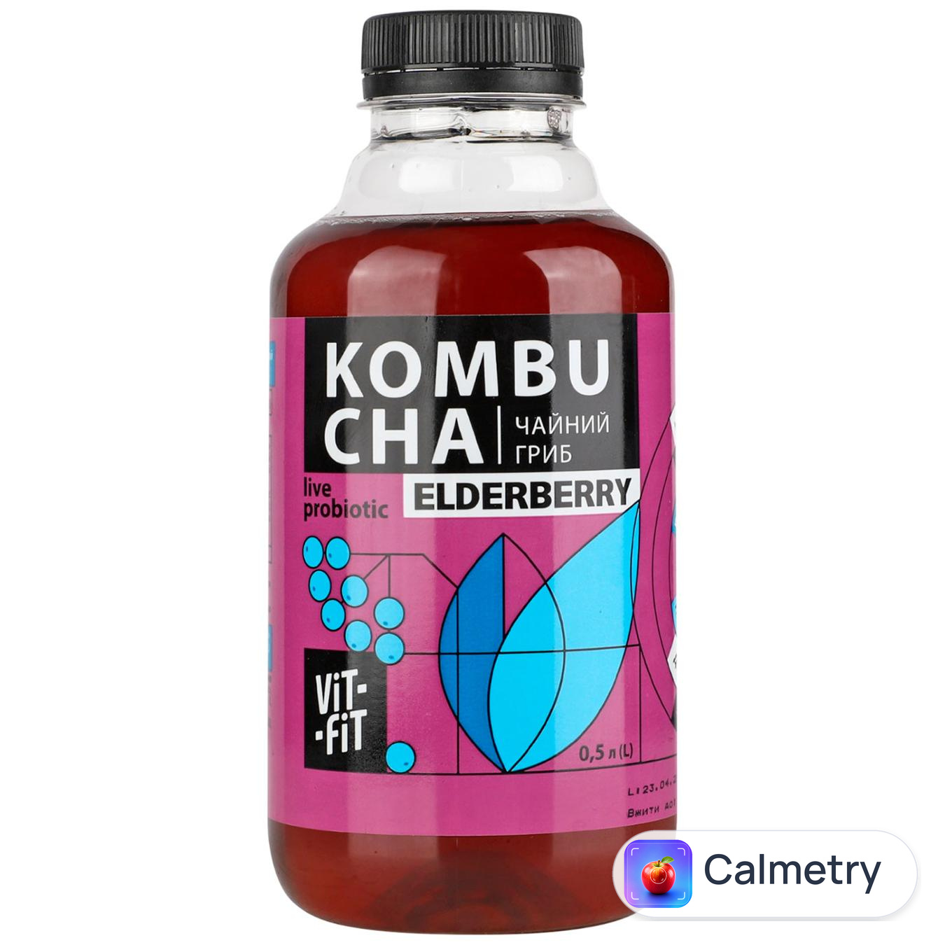 Комбуча Vit-Fit Бузина 0,5л — фото продукту