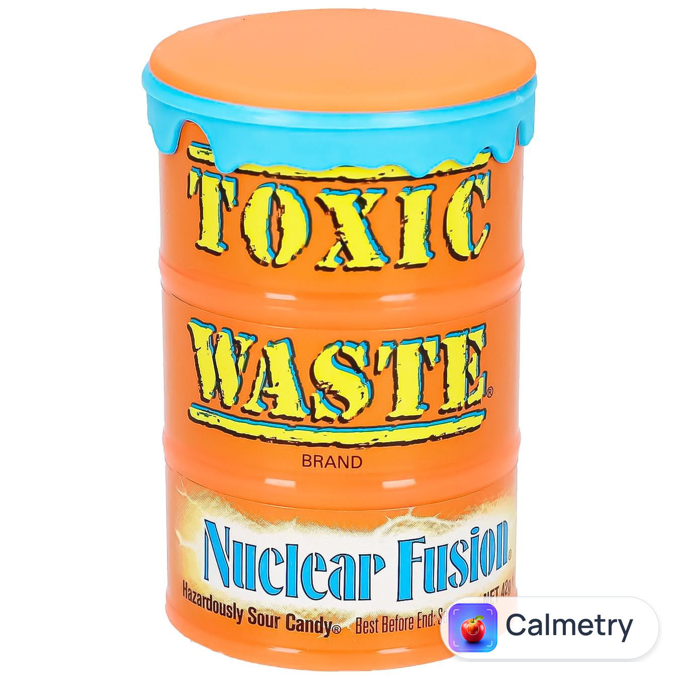 Цукерки жувальні Toxic Waste Помаранчева бочка 42г