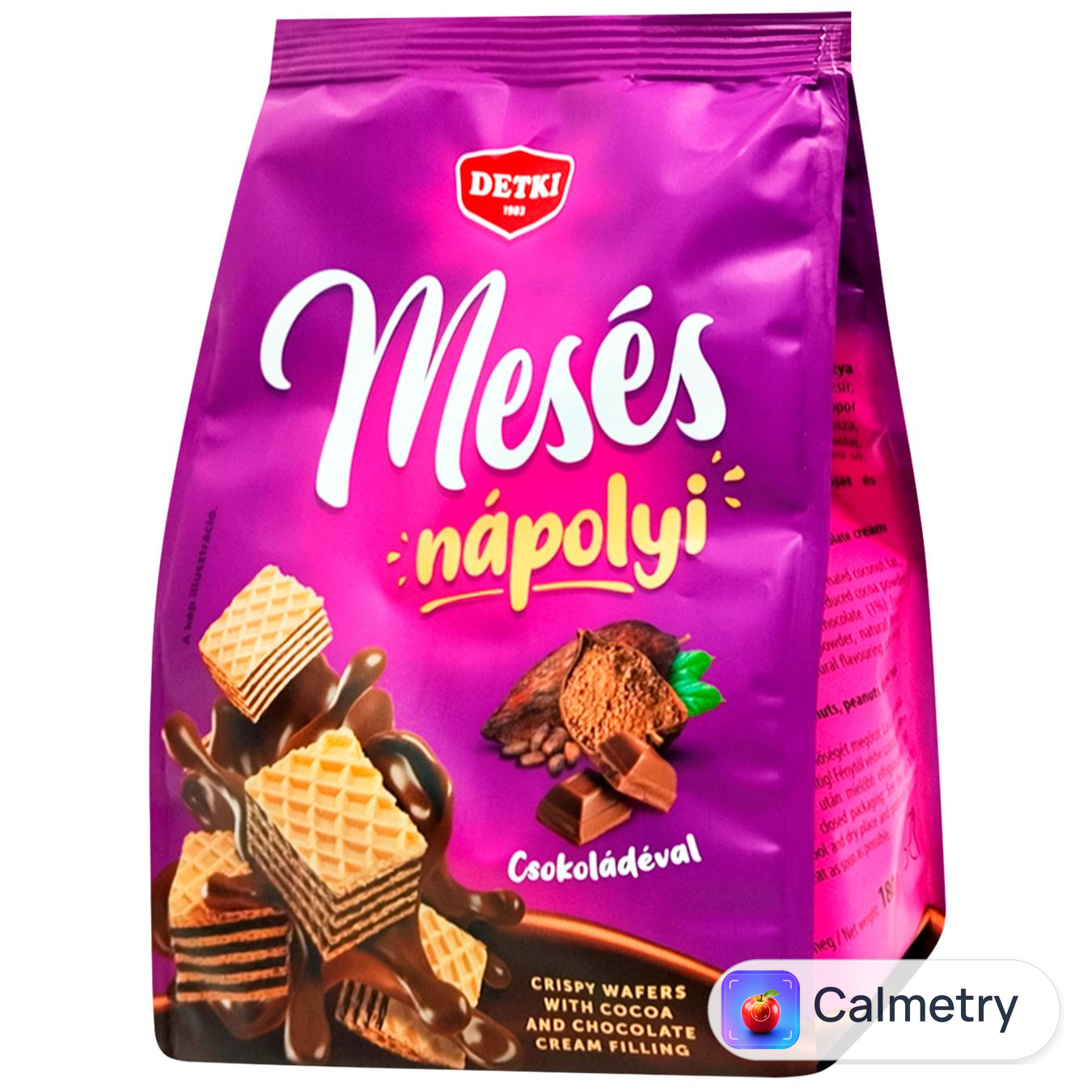 Вафлі Detki Meses шоколадна начинка 180г