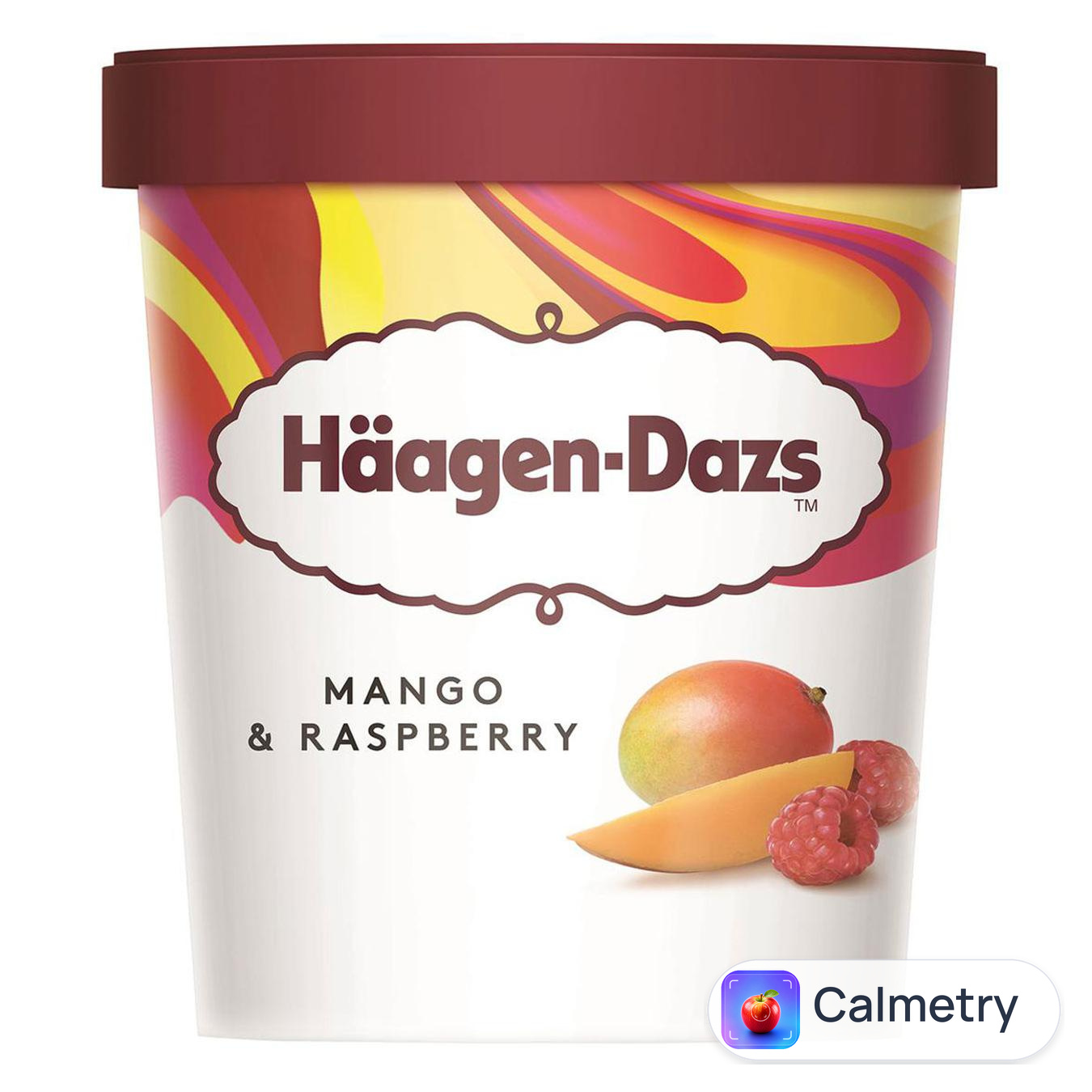 Морозиво Haagen-Dazs Манго та малина пломбір 400г