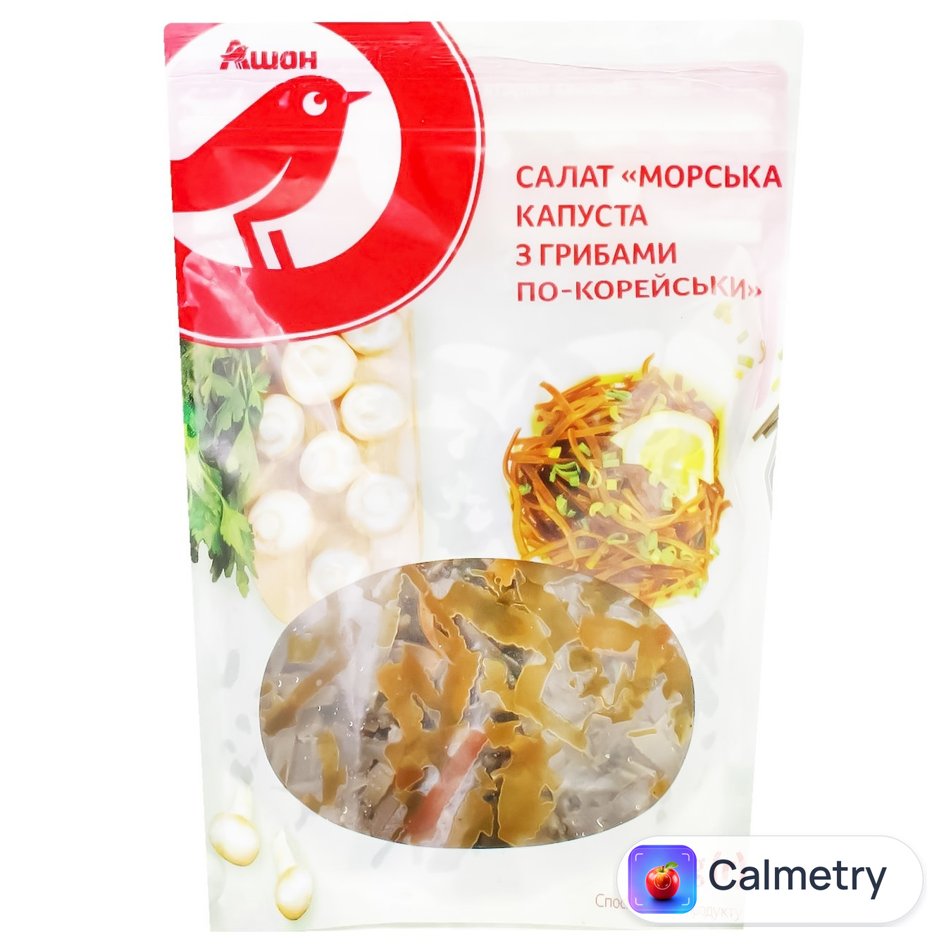 Салат Auchan Морська капуста з грибами по-корейськи 350г