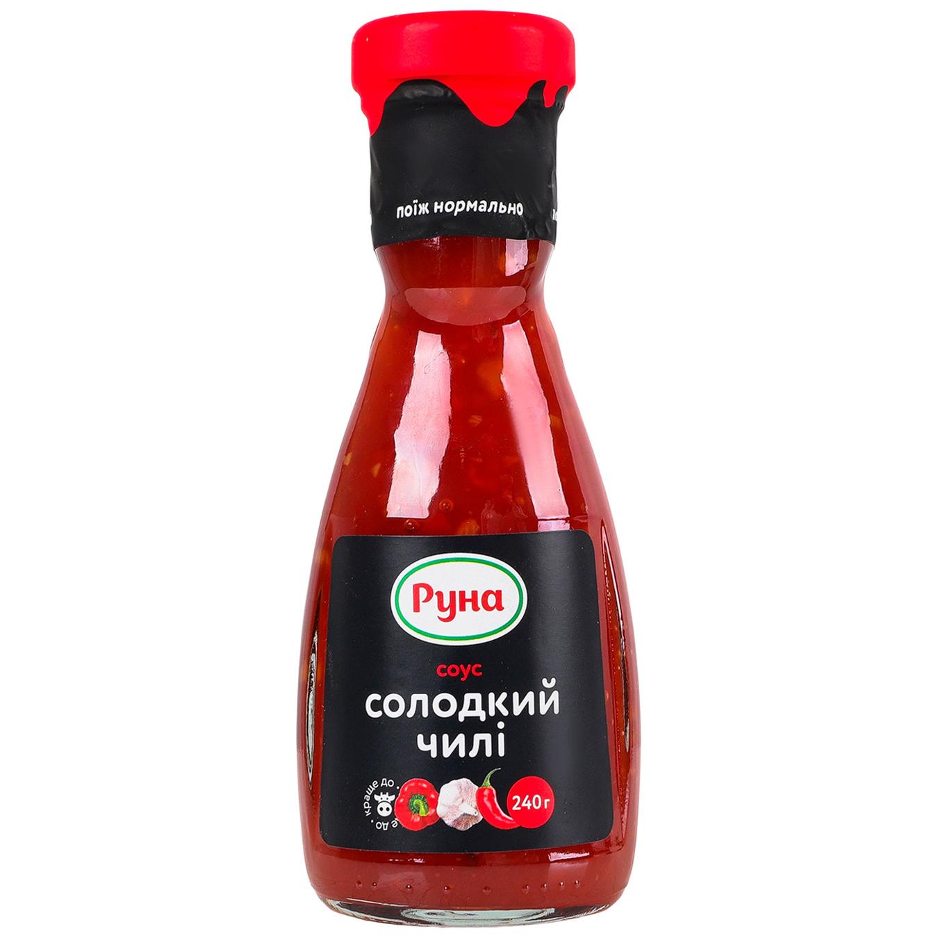 Соус Руна Солодкий чилі 240г — фото продукту