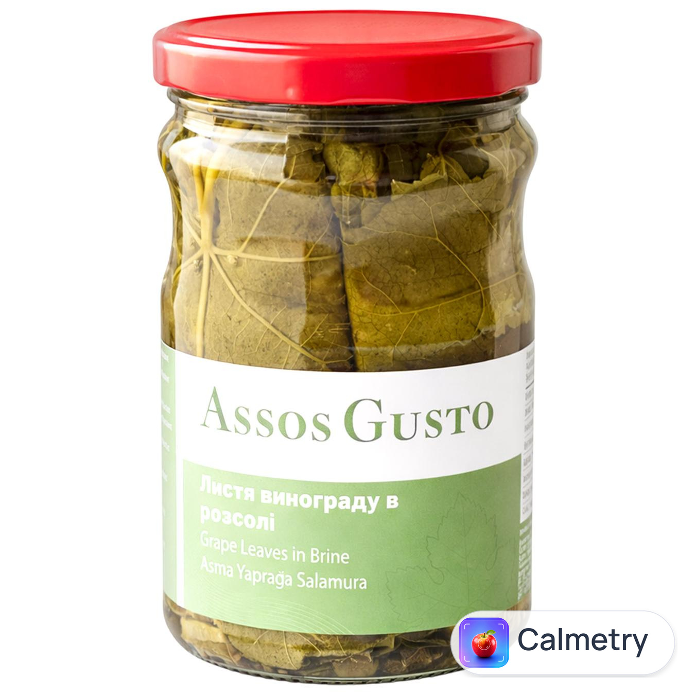Листя винограду Assos Gusto в розсолі 660г
