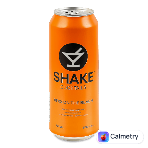 Напій слабоалкогольний Shake Sexx on the beach з/б, 0,5л