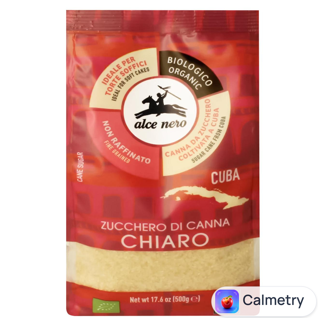 Цукор Alce Nero Cuba Fairtrade тростинний кристалічний органічний 500г