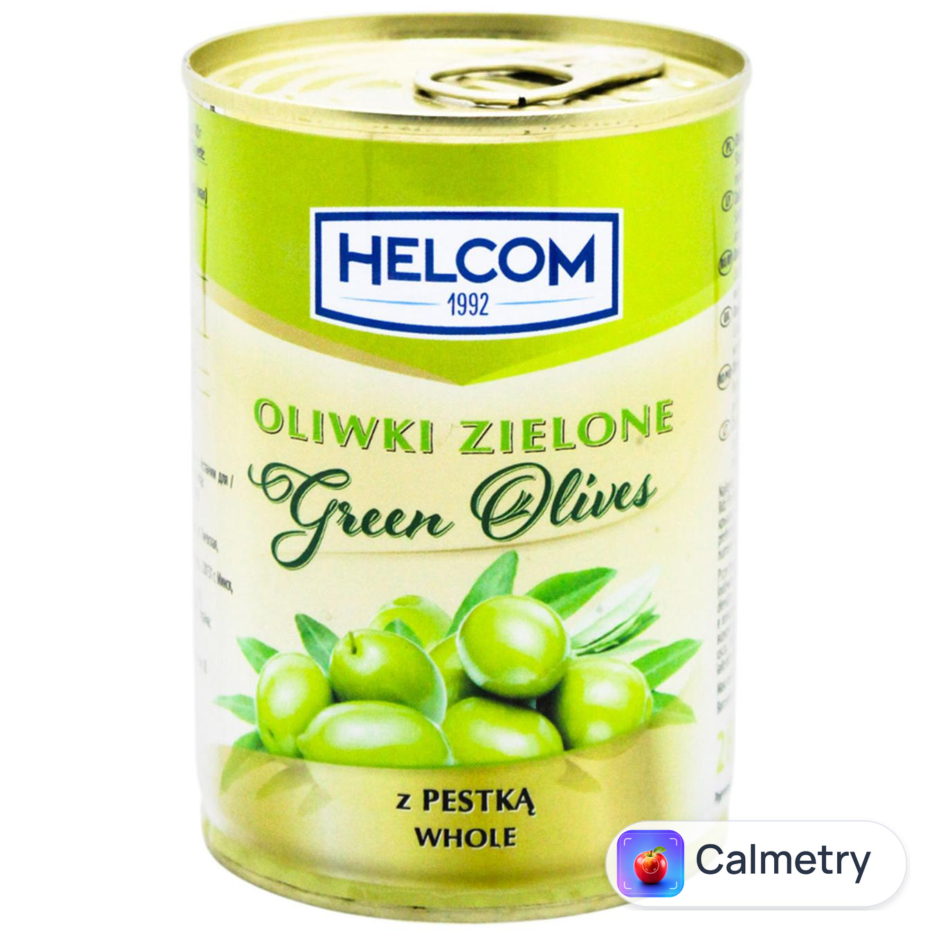 Оливки Helcom зелені з кісточкою 280г