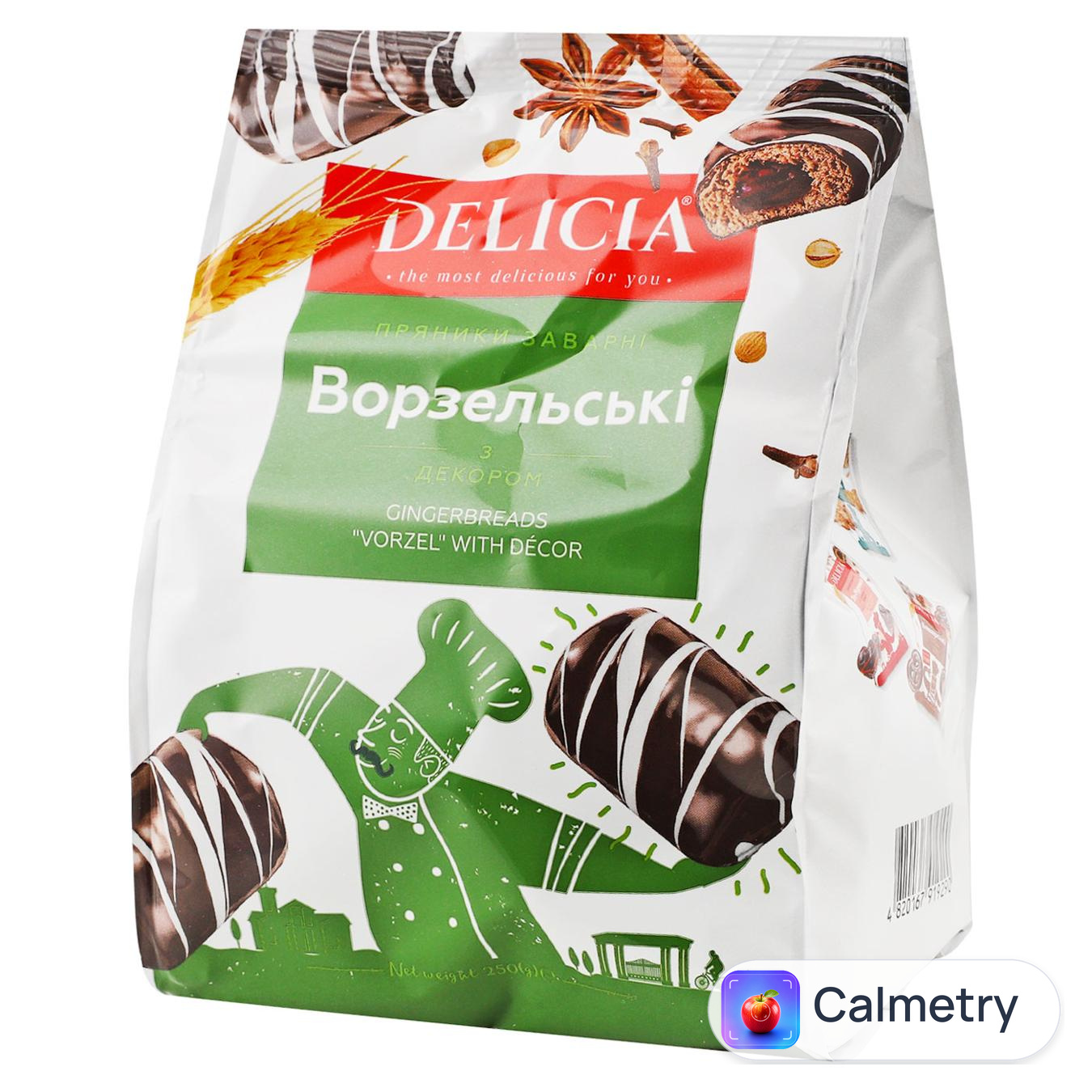 Пряники Delicia Ворзельські заварні з декором 250г