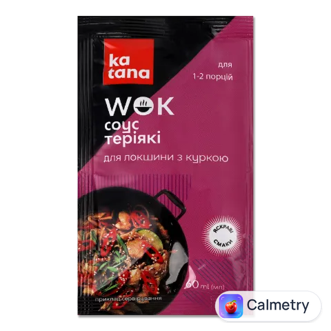 Соус Katana Wok «Теріякі» для локшини з куркою