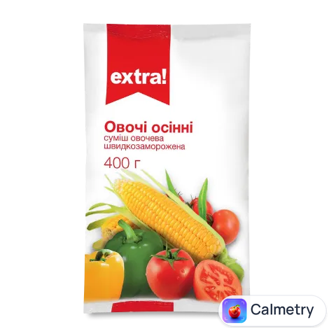 Суміш овочева Extra! «Осінні овочі» швидкозаморожена