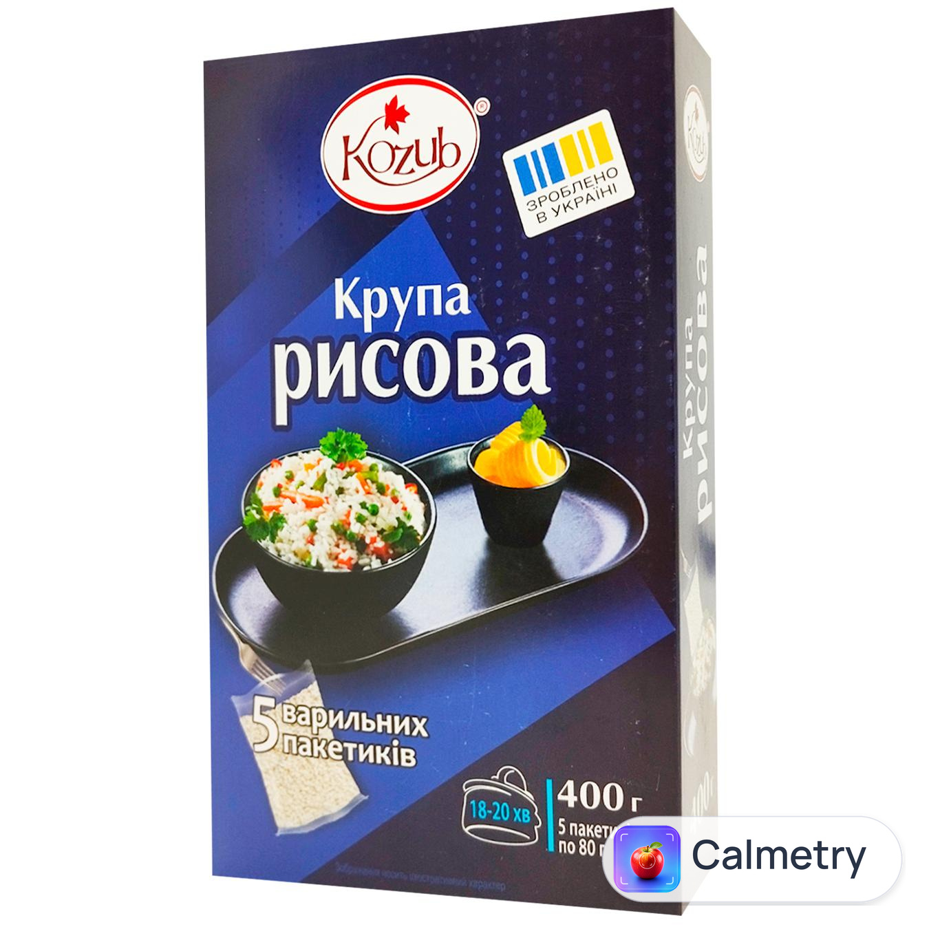 Крупа рисова Козуб 80г 5шт