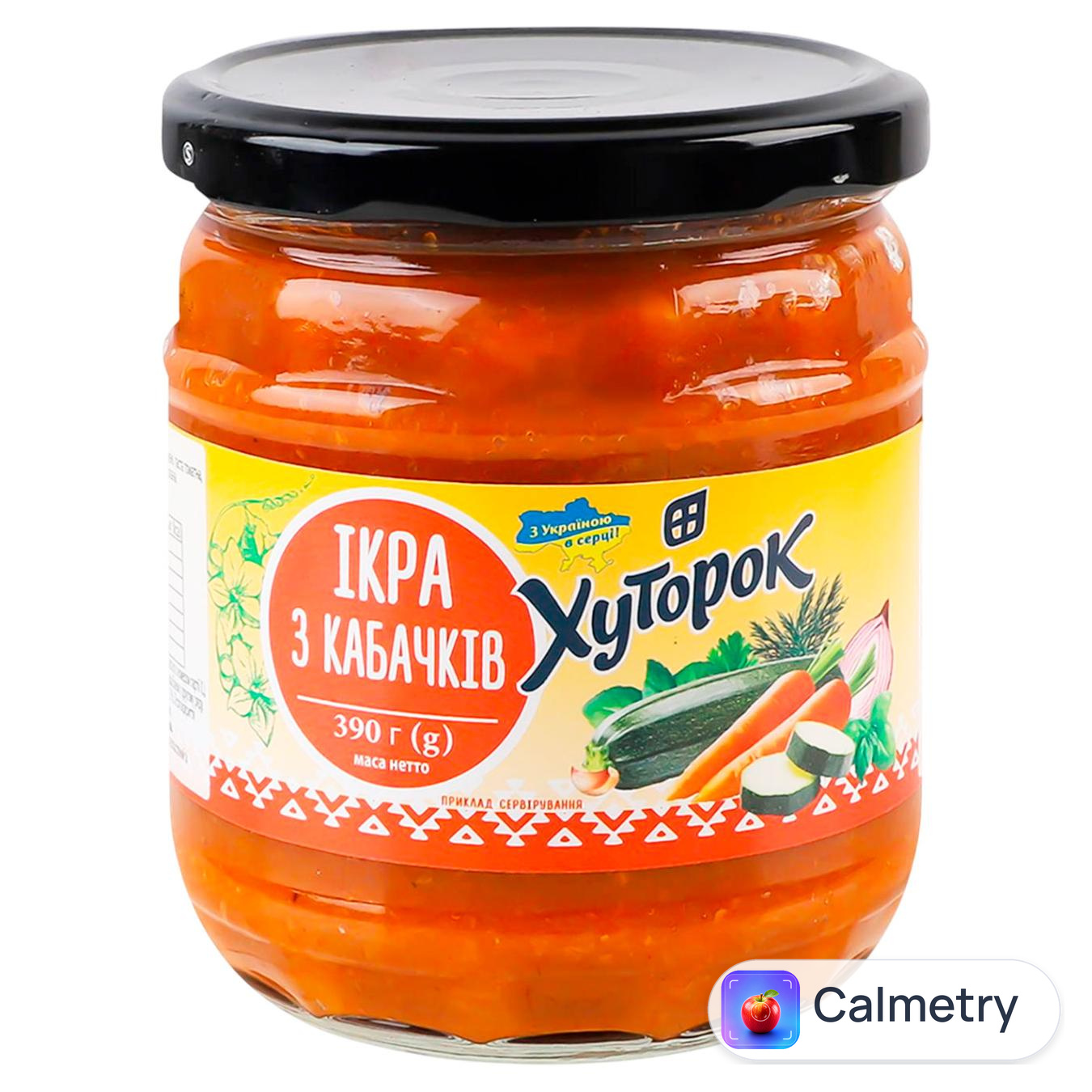 Ікра Хуторок з кабачків 390г