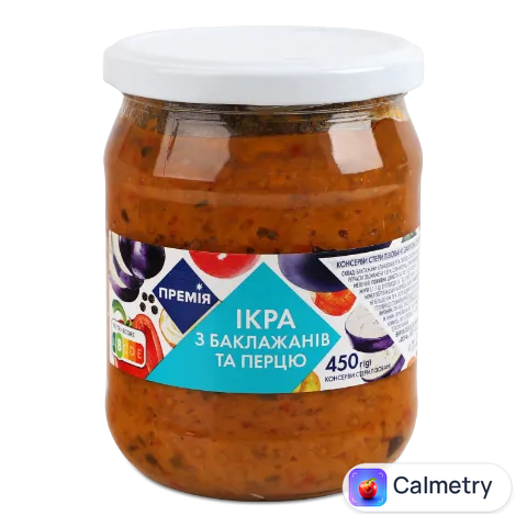 Ікра «Премія»® з баклажанів та перцю 450г