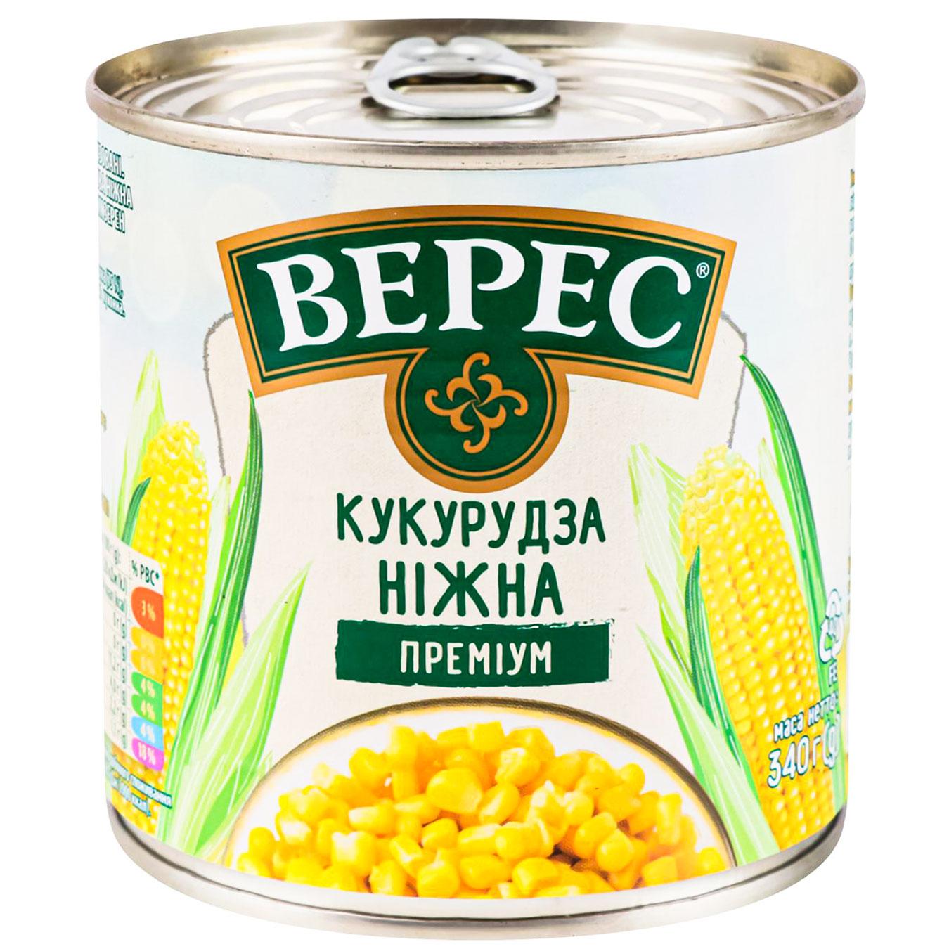 Кукурудза Верес Преміум ніжна 340г — фото продукту
