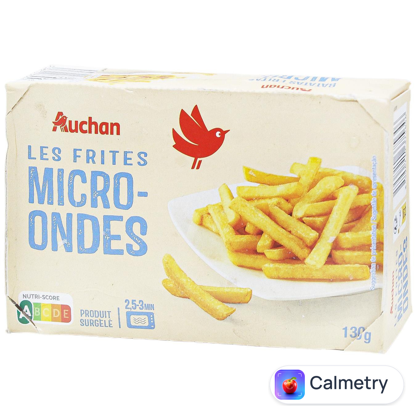 Картопля фрі Auchan заморожена 130г