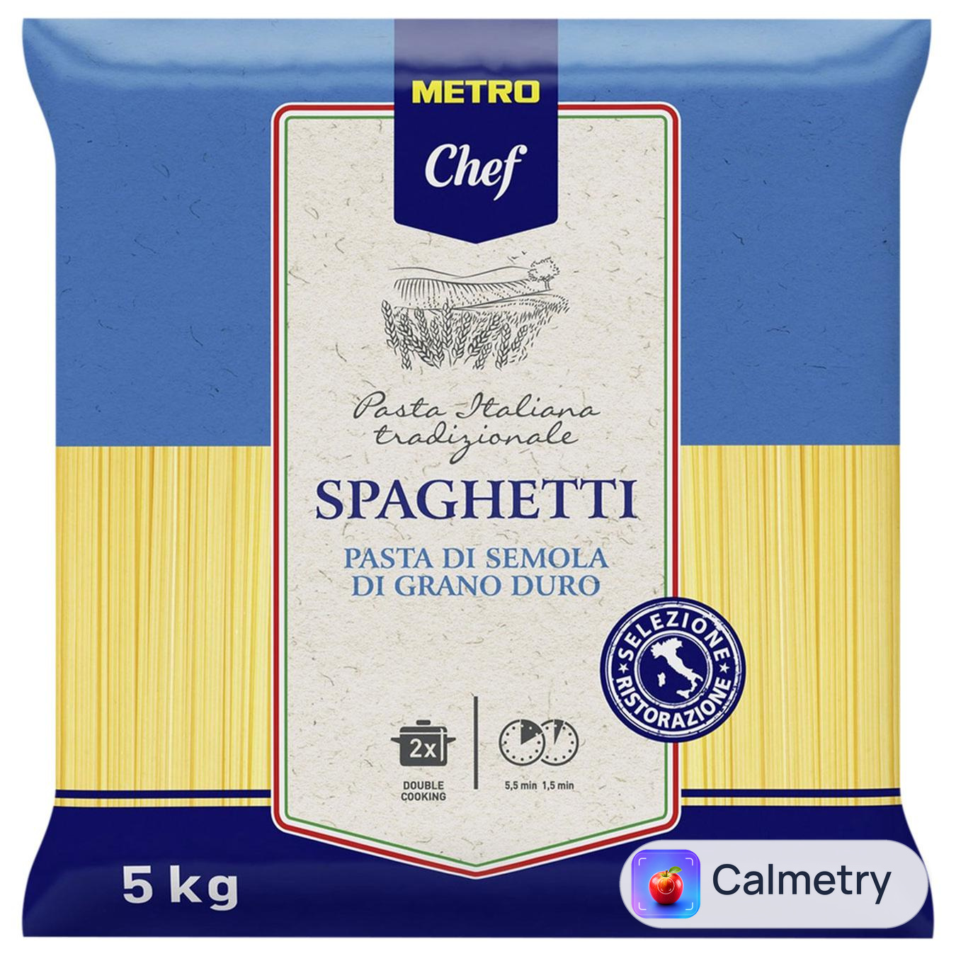 Макаронні вироби Metro Chef Spaghetti з твердих сортів пшениці 5кг