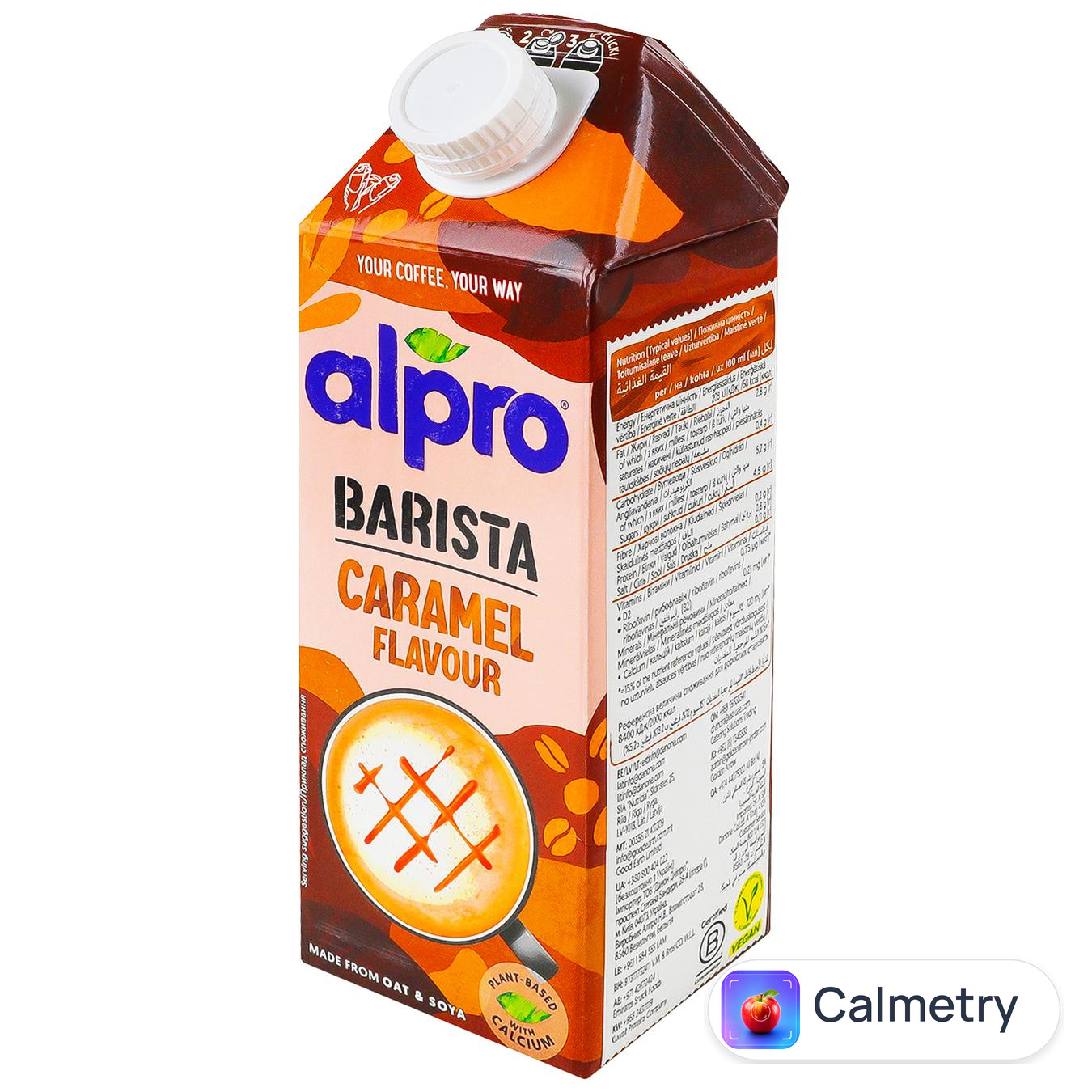 Напій Alpro Barista вівсяно-соєвий зі смаком карамелі 750мл