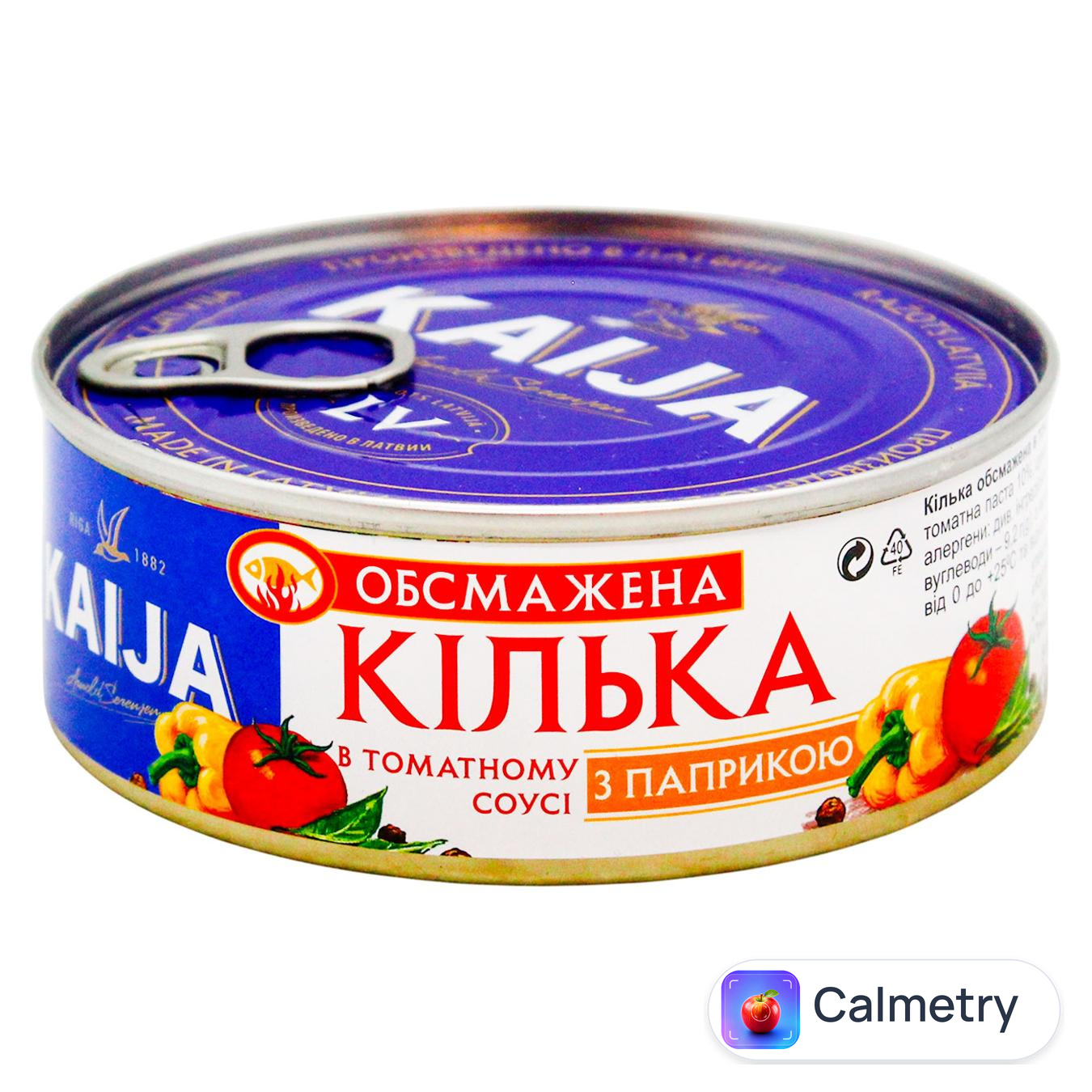 Кілька Kaija обсмажена в томатному соусі з паприкою 240г