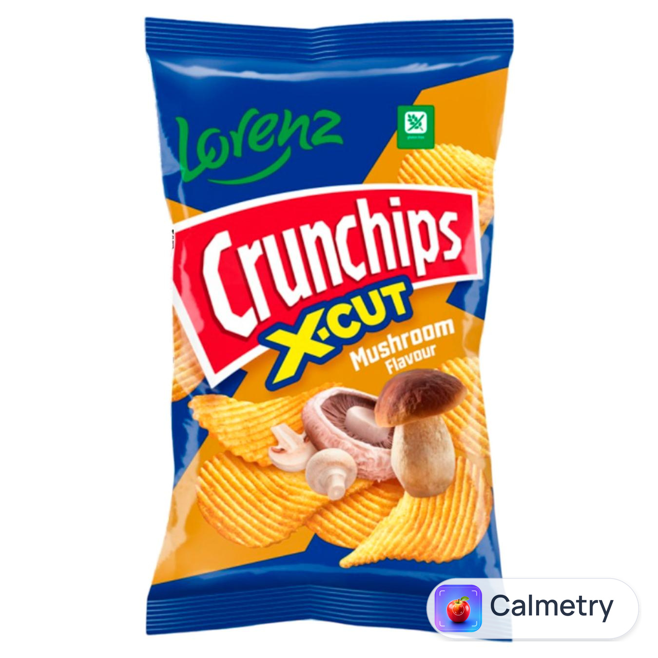 Чипси картопляні Lorenz Crunchips X-cut Гриби хвилясті 75г