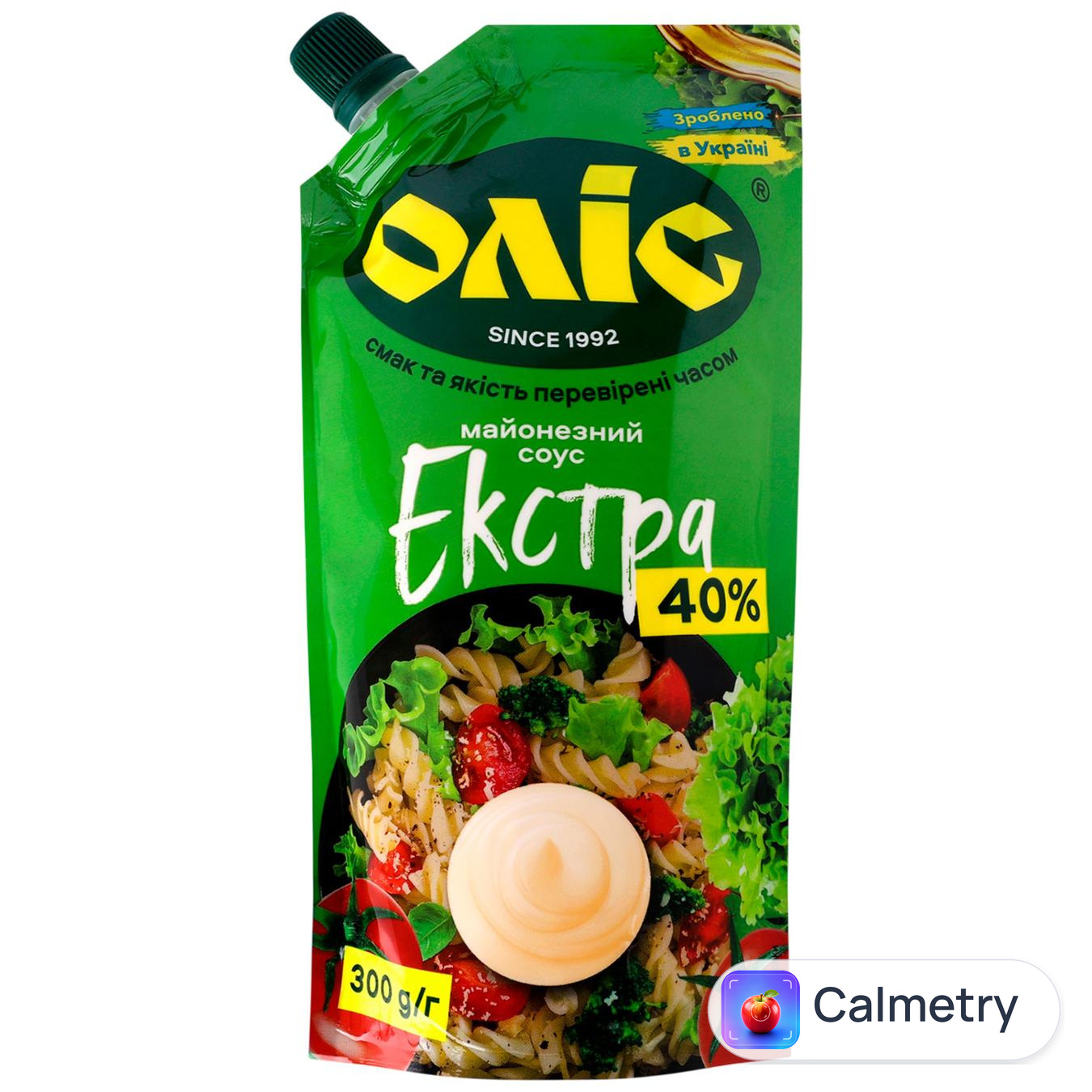 Майонезний соус Оліс Екстра 40% 300г