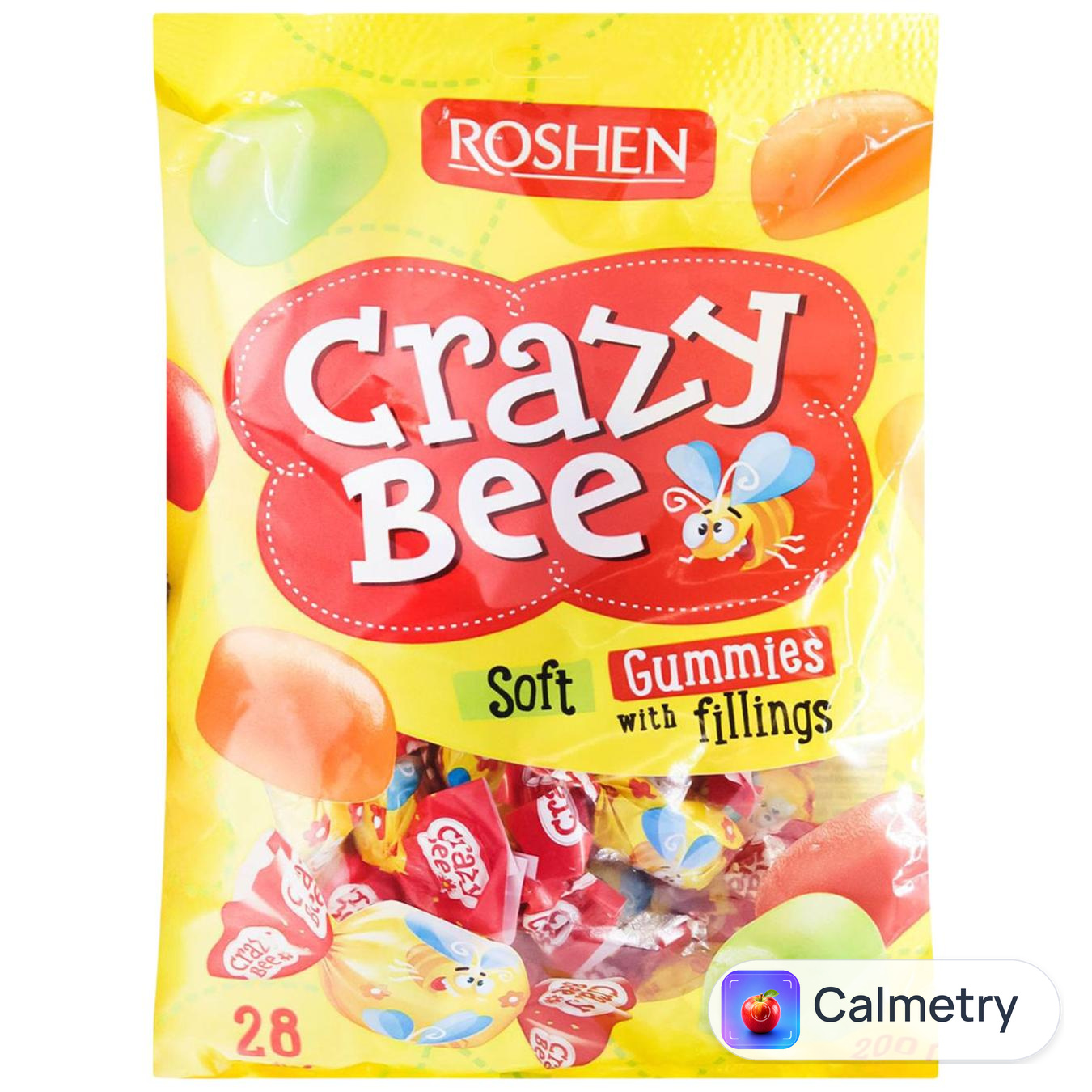 Цукерки Roshen Шалена бджілка Фрутті 200г