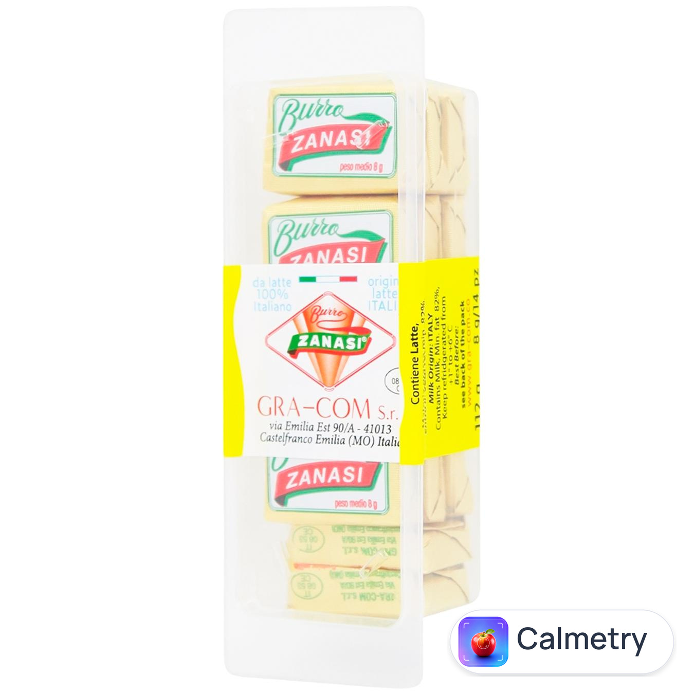 Масло вершкове Burro Zanasi 82% 14шт х 8г