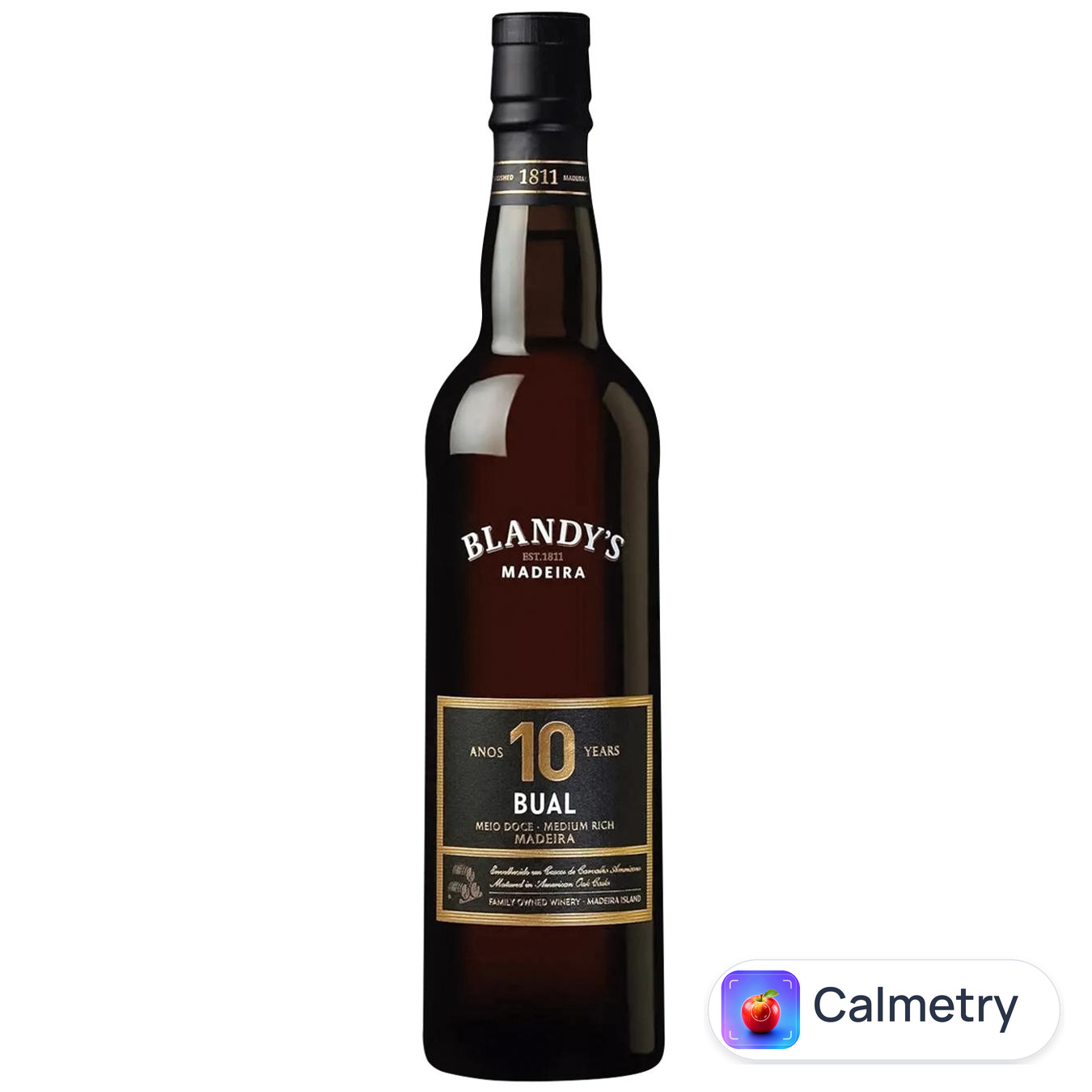 Вино Blandy's Madeira Bual Medium Rich 10 років біле кріплене 19% 0,5л