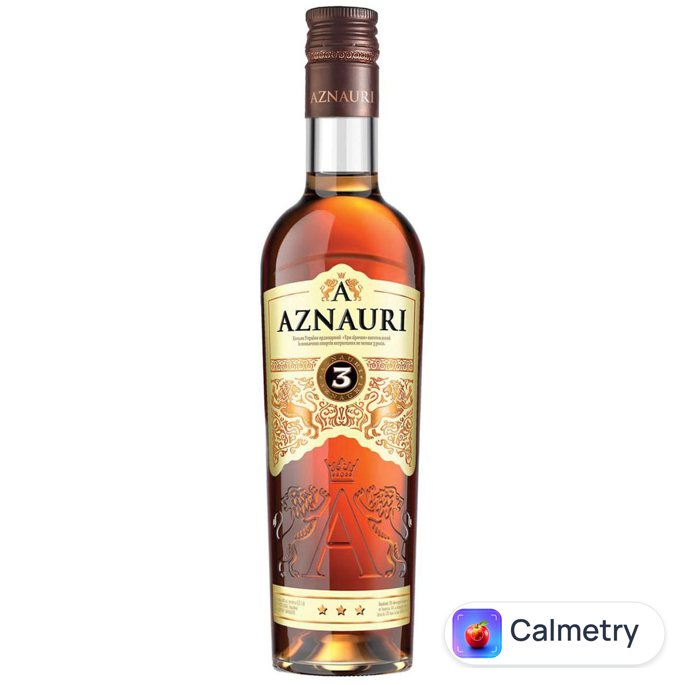 Бренді Aznauri 3 роки 40% 250мл — фото продукту