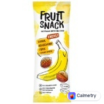 Снеки фруктовi Fruit Snack Energy Банан-Волоський горіх без цукру 40г