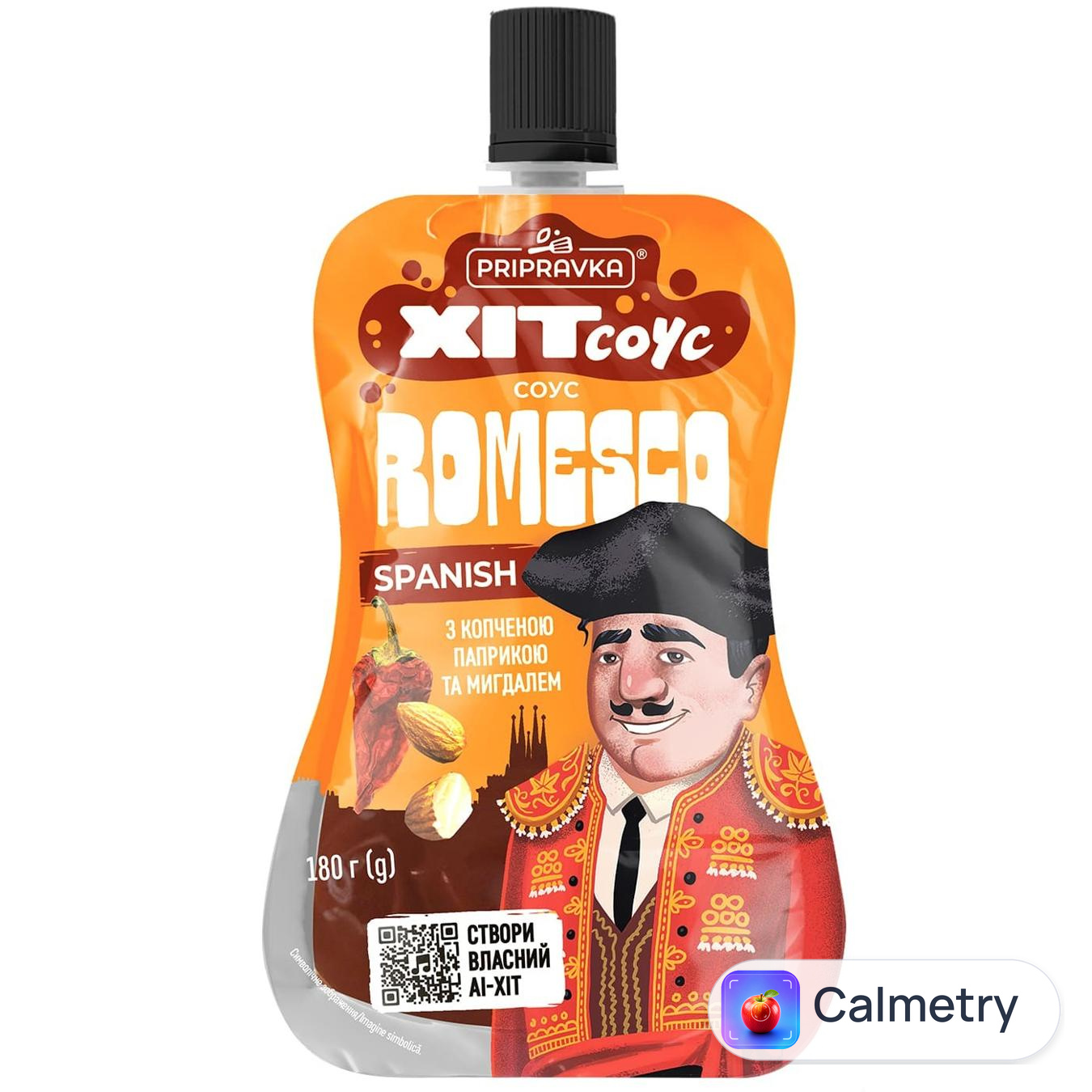 Соус Pripravka Хіт соус Spanish Romesco з копченою паприкою та мигдалем 180г