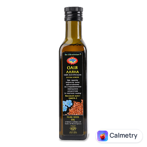 Олія лляна Golden Kings of Ukraine Extra Virgin, 0,24л