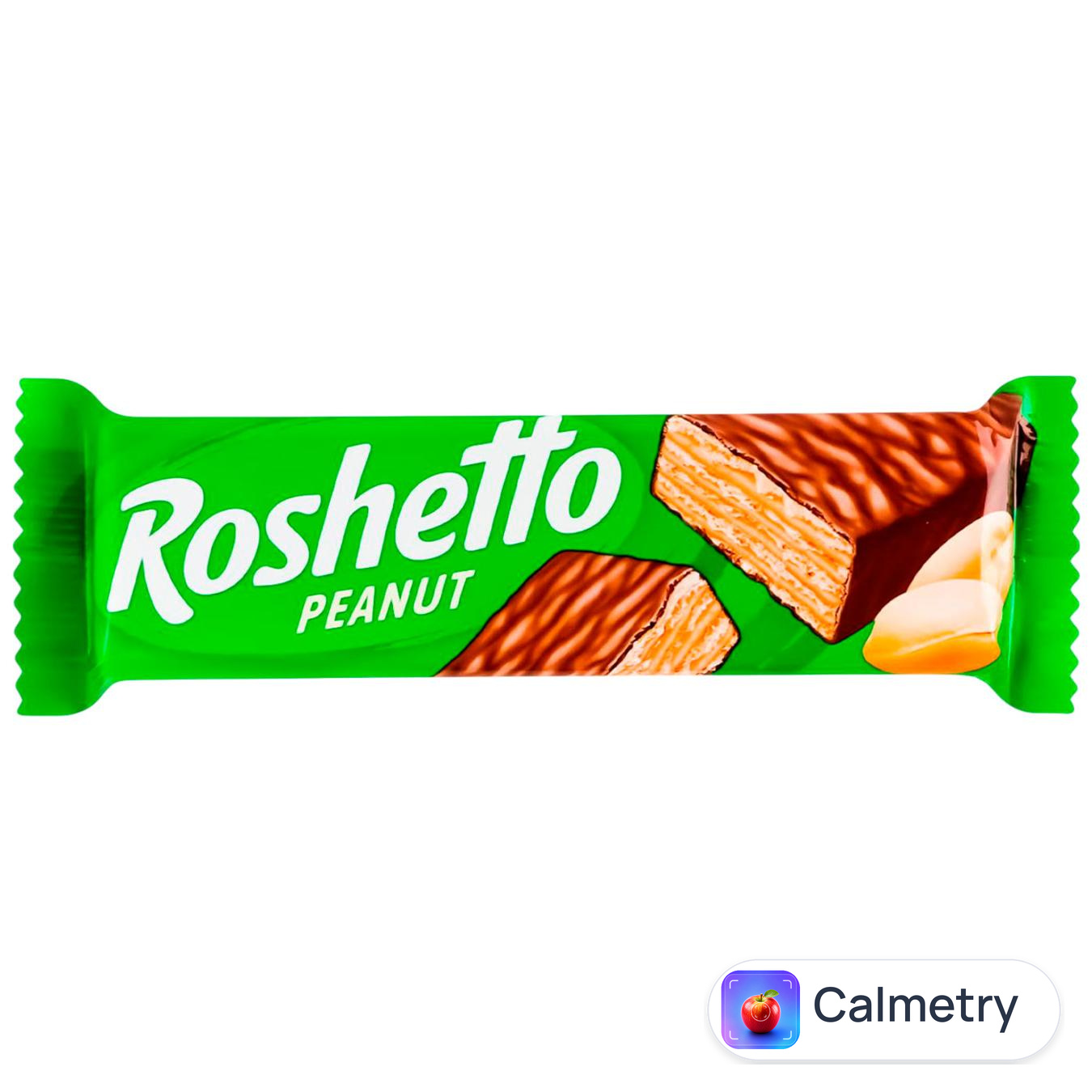 Батончик вафельний Roshen Roshetto з арахісом 34г — фото продукту
